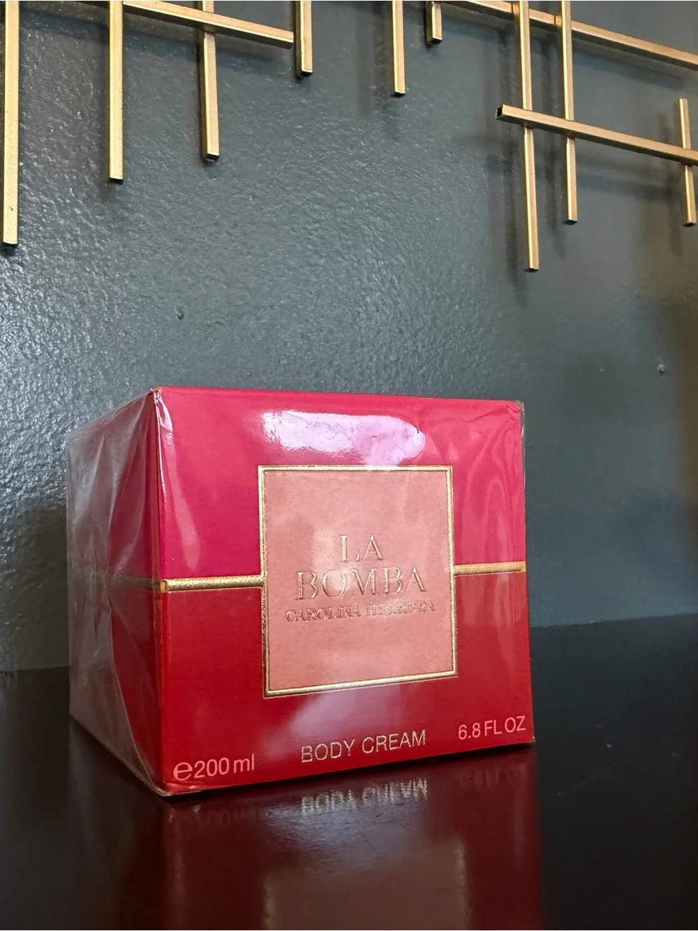 Carolina Herrera La Bomba Cosmetic Box in Bright Pink and Coral Accents
